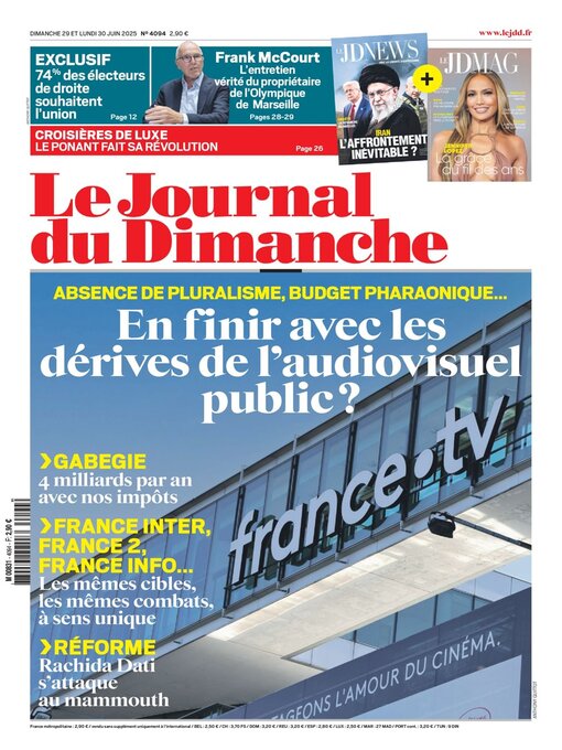 Title details for Le Journal du dimanche by Lagardere Media News - Available